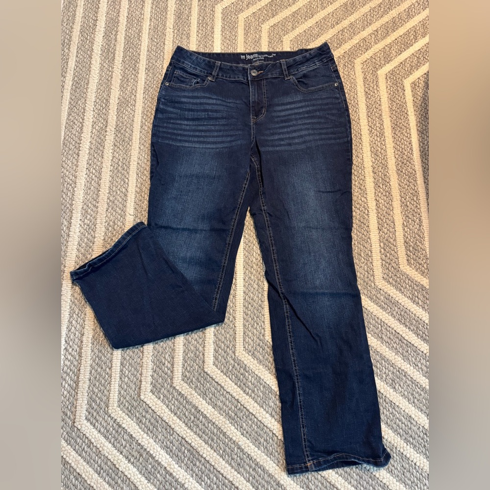 Maurices Dark Blue Boot Cut Jeans